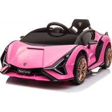 Eljet dětské elektrické auto Lamborghini Sian růžová