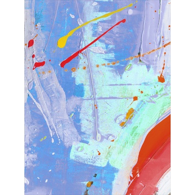 Funkčná počesaná teplákovina PANEL 78x104 cm maľba frkance