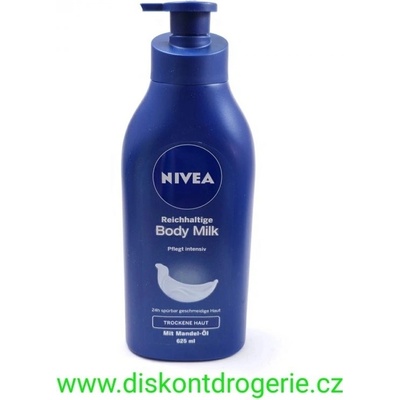 Nivea Body Milk výživné tělové mléko velmi suchá pokožka 625 ml – Zboží Dáma