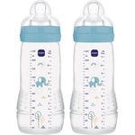 MAM Easy Active Baby Bottle детско шише 4m+ Blue 2x330ml