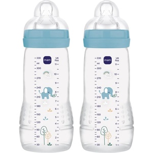 MAM Easy Active Baby Bottle детско шише 4m+ Blue 2x330ml