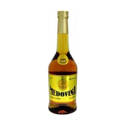 Česká včela Medovina Křivoklátská Zlatá 18% 0,5l