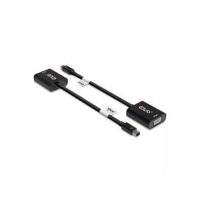 CLUB3D MiniDisplayPort to VGA Black Active Adapter M/F