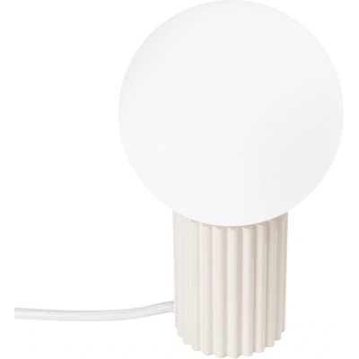 Sollux Кремава настолна лампа със стъклен абажур (височина 19 cm) Orbital - Sollux (NL.1721)