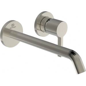Ideal Standard Вграден смесител за мивка Ideal Standard Atelier Joy, чучур 22.5 см, сребрист, Silver Storm (A7379GN)
