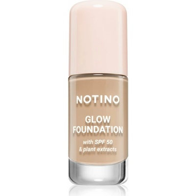 Notino Foundation Glow foundation with SPF50 & plant extracts make-up 01 light medium neutral 30 ml