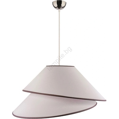 Duolla - Пендел COCO 1xE27/40W/230V Ø 50 см бял (DU8849)