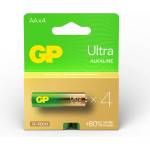 GP Batteries Алкална батерия gp ultra lr6 aa /4 бр. в опаковка/ 1.5v gp, gp15au (gp-ba-15au21-sb4) - topmall