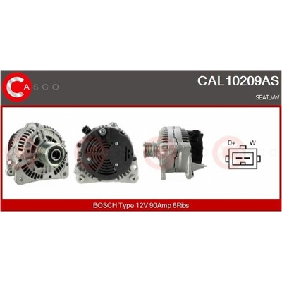 ALTERNATOR 12V 90A INA CAL10209AS