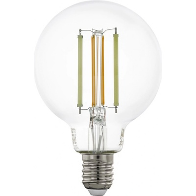Eglo LED múdra filamentová žiarovka, E27, G80, 6W, 2200-6500K, 806lm, teplá-studená biela