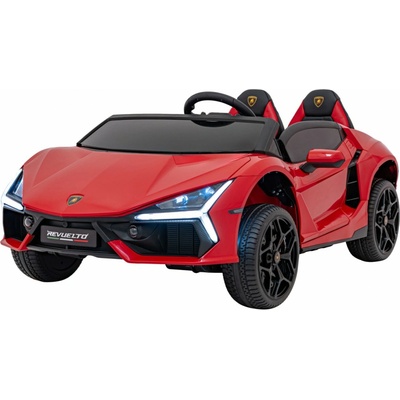 Mamido Lamborghini Revuelto Detské elektrické autíčko XL 24V 4x200W červená