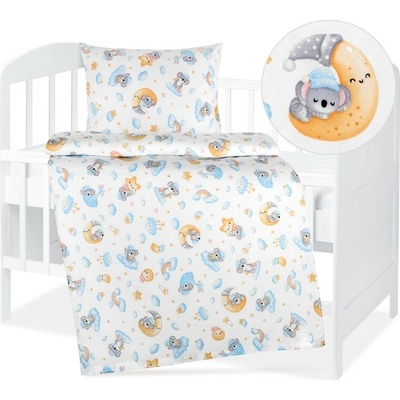 Bellatex bavlna obliečky do postieľky Agáta Koala mesiac 90 x 135 cm 45 x 60 cm