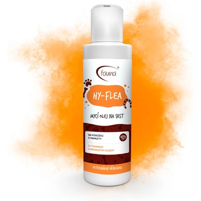 AromaFauna HY Flea Mycí olej na srst a pokožku s parazity 200 ml – Hledejceny.cz