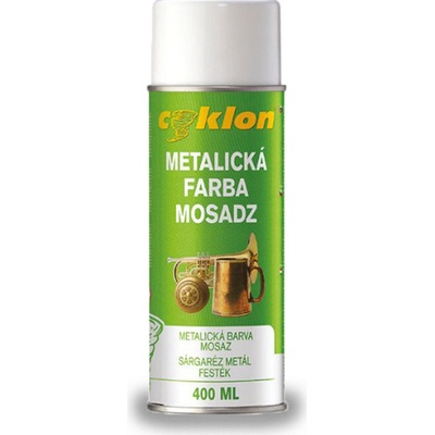 Cyklon Metalická barva - mosaz, mosazná barva sprej 400ml, 1901201 – Sleviste.cz