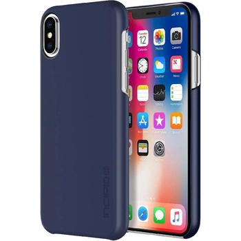 Incipio Feather Case - тънък поликарбонатов кейс за iPhone XS, iPhone X (тъмносин)