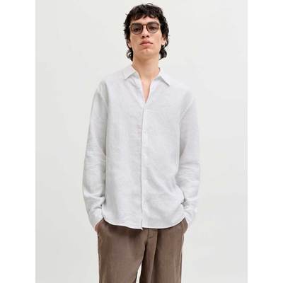 JACK & JONES Риза jprblalawrence linen ls shirt sn