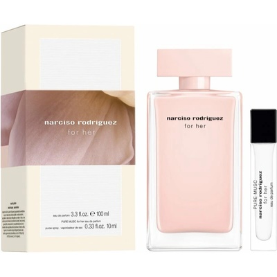 Narciso Rodriguez for her EDP 100 ml + for her Pure Musc EDP Purse spray 10 ml
