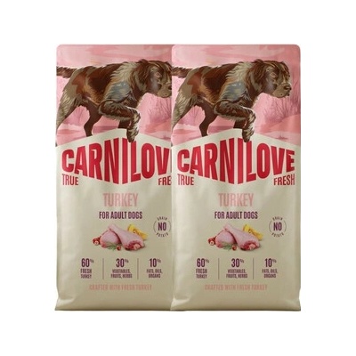 Carnilove True Fresh Dog Adult Turkey 2 x 12 kg