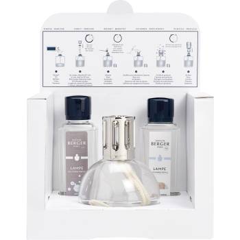 Maison Berger Paris Каталитична лампа Essentielle кръгла с аромат Cotton Caress и неутрализатор Air Pur (4691)