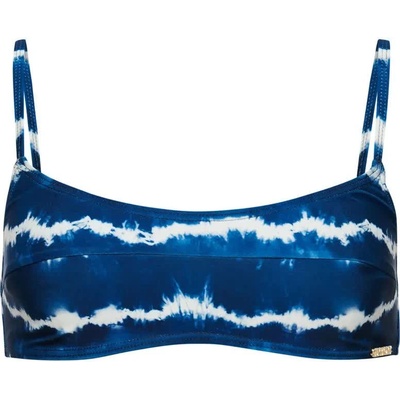 Superdry Code Tie Dye bikini top - Blue (Tie Dye Navy)