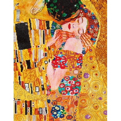 DIAMOND DOTZ Polibek (Gustav Klimt) 55.90 x 71.12 cm – Zbozi.Blesk.cz