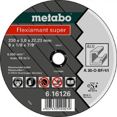 Metabo Řezný kotouč na hliník 125x22,23 mm 616752000