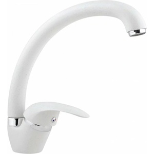 Alveus Кухненски смесител Alveus GM 230 едноръкохватков матово бял (1123739)