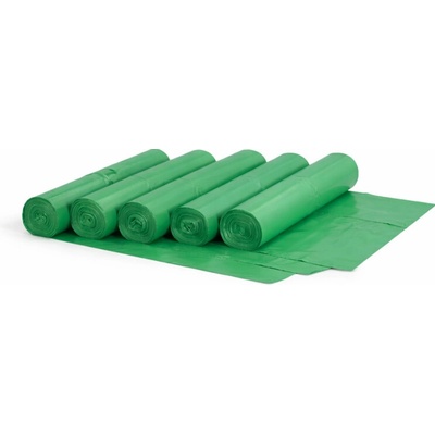 B2B Partner Pytle na odpad 120l LDPE 60µm 10 x 20 ks zelený