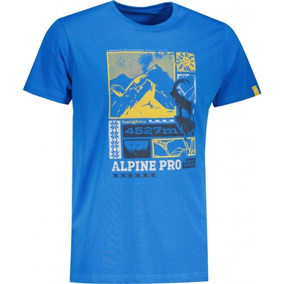Alpine Pro cress bavlněné triko MTSU629653PD modré