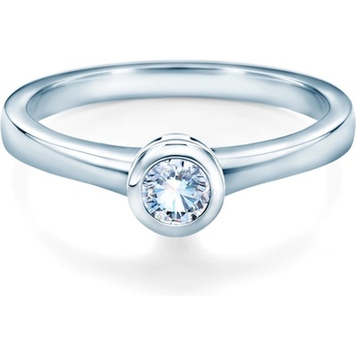 SAVICKI Годежен пръстен savicki: бяло злато, диамант