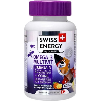 Swiss Energy Omega-3 Multivit, 60 желирани таблетки, Swiss Energy