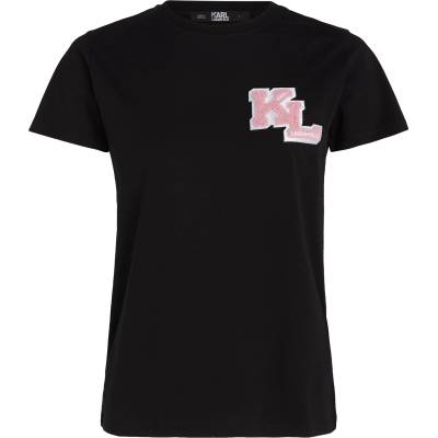 Karl Lagerfeld Тениска черно, размер XS