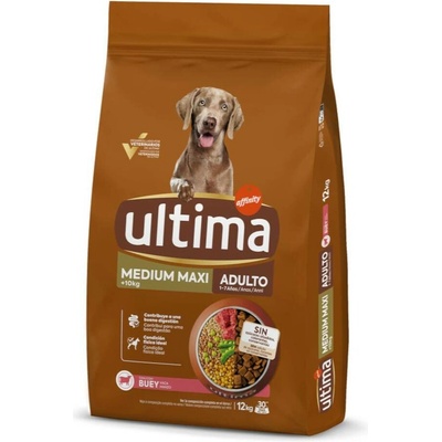 Ultima Medium/Maxi Adult Beef 2 x 12 kg