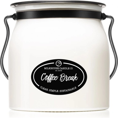 Milkhouse Candle Co. Creamery Coffee Break ароматна свещ Butter Jar 454 гр