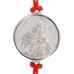 Macoins gold Сребърна гривна Света Богородица Елеуса