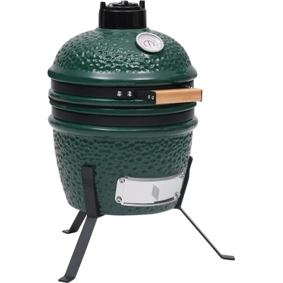 vidaXL Gril Kamado 2 v 1 Smoker Ceramic