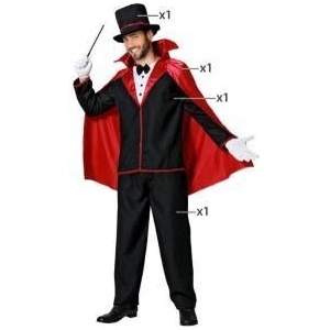 BigBuy Carnival Маскировъчен костюм за възрастни Магьосник Размер M/L ffe848
