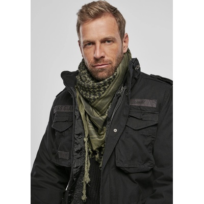 Šátek Brandit Shemagh olivovo černý – Zboží Mobilmania