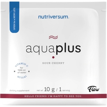 Nutriversum Aqua+ | Refreshing Drink Powder with Vitamin C and inulin [10 грама] Вишна