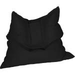 Pufrelax Калъф за пуф, Голяма възглавница, 350л. , Magic Pillow - Panama Black, (Не съдържа пълнеж), водоустойчив