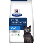HILL'S Hill s Prescription Diet d/d Алергия и грижа за кожата за котки с патица 1, 5 кг