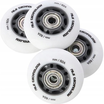 Nils Extreme PU 76x24 82A s ložiskami ABEC 9, 4 ks