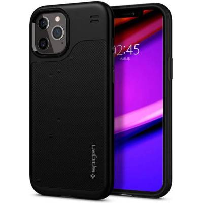 Spigen Противоударен Хибриден Калъф за iPhone 12 pro Max, Spigen Hybrid NX Case, Черен (ACS01475)