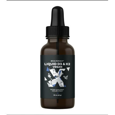 BrainMax Vegan Liquid D3 & K2, 30 ml