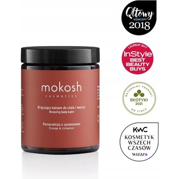 Mokosh Orange & Cinnamon samoopalovací balzám na tělo a obličej 180 ml