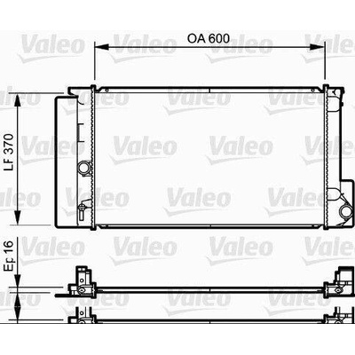 Chladič, chlazení motoru VALEO 735250 735250