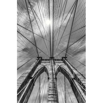 Plagát, Obraz - NEW YORK CITY Brooklyn Bridge in Detail, Melanie Viola, 26.7 × 40 cm