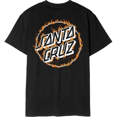 Santa Cruz tričko burnt Opus OVRSZD T-Shirt Black