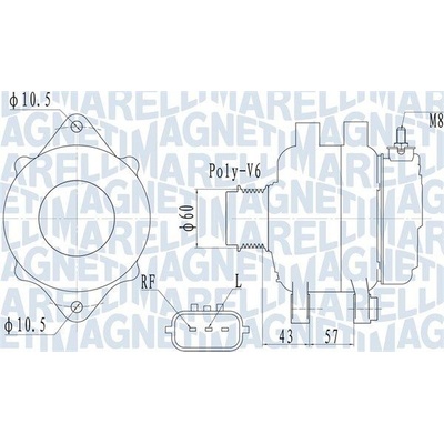 Generátor MAGNETI MARELLI 063732122010
