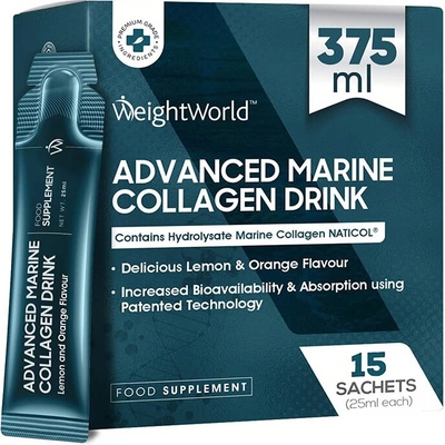 WeightWorld Хидролизиран морски колаген Naticol®, перорален разтвор, 15 сашета х 25 ml | WeightWorld (120583 WW)